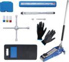 BGS Rangier Wagenheber 1,5 tonnen 10 Teilig mit Radwechsel Service Satz