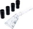 BGS Saugaufsatz für Druckluft Reinigungspistole groß mit 4 Adaptern