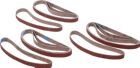 BGS Schleifband Satz 10 mm x 330 mm K 60 - 80 - 120 12 teilig