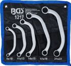 BGS Starter und Blockschlüssel Satz 8 x 10 - 21 x 22 mm 5 teilig