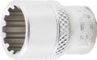 BGS Steckschlüssel Einsatz 12 mm Gear Lock Antrieb Innenvierkant 6,3 mm 1/4 Zoll