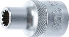BGS Steckschlüssel Einsatz 8 mm Gear Lock Antrieb Innenvierkant 12,5 mm 1/2 Zoll