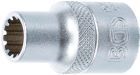 BGS Steckschlüssel Einsatz 10 mm Gear Lock Antrieb Innenvierkant 12,5 mm 1/2 Zoll