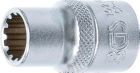 BGS Steckschlüssel Einsatz 12 mm Gear Lock Antrieb Innenvierkant 12,5 mm 1/2 Zoll