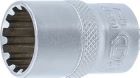 BGS Steckschlüssel Einsatz 17 mm Gear Lock Antrieb Innenvierkant 12,5 mm 1/2 Zoll