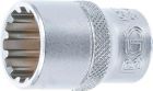 BGS Steckschlüssel Einsatz 18 mm Gear Lock Antrieb Innenvierkant 12,5 mm 1/2 Zoll