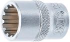 BGS Steckschlüssel Einsatz 13 mm Gear Lock Antrieb Innenvierkant 10 mm 3/8 Zoll