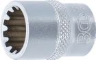 BGS Steckschlüssel Einsatz 14 mm Gear Lock Antrieb Innenvierkant 10 mm 3/8 Zoll