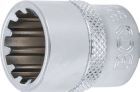 BGS Steckschlüssel Einsatz 16 mm Gear Lock Antrieb Innenvierkant 10 mm 3/8 Zoll