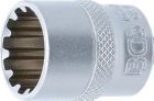 BGS Steckschlüssel Einsatz 17 mm Gear Lock Antrieb Innenvierkant 10 mm 3/8 Zoll