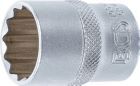 BGS Steckschlüssel Einsatz 21 mm Zwölfkant Antrieb Innenvierkant 12,5 mm 1/2 Zoll