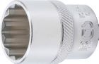BGS Steckschlüssel Einsatz 22 mm Zwölfkant Antrieb Innenvierkant 12,5 mm 1/2 Zoll