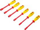 BGS VDE Steckschlüssel Schraubendreher Satz Sechskant 5,5 - 12 mm 6 teilig