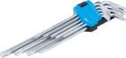 BGS Winkelschlüssel Satz T10 - T50 9 teilig extra lang T-Profil