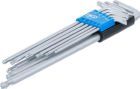 BGS Winkelschlüssel Satz T10-T50 9 teilig extra lang mit Kugelkopf
