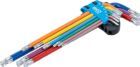 BGS Winkelschlüssel-Satz T10-T50 9 teilig extra lang Multicolour