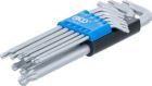 BGS Winkelschlüssel Satz T10 - T50 9 teilig T-Profil mit Kugelkopf