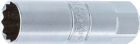 BGS Zündkerzen Einsatz Zwölfkant Antrieb Innenvierkant 10 mm 3/8 Zoll 16 mm
