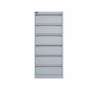 Bisley Eco Eco Karteischrank doppelbahnig DIN A5 6 Schubladen in grau H 1321 x B 570 mm