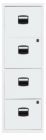 Bisley Home Hängeregistraturschrank 4 Schubladen 1321 x 413 mm verkehrsweiß