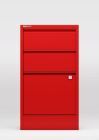 Bisley Home Aktenschrank Home Filer 3 Schubladen H 672 mm kardinalrot