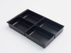 Bisley Home MultiDrawer Schubladeneinsatz A4 mit 4 Fächer H 51 mm