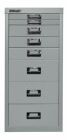 Bisley Home 8 fach Schubladenschrank 29er Serie 279 x 590 mm silber