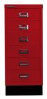 Bisley Home Schubladenschrank 29er Serie mit Sockel H 670 mm kardinalrot