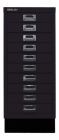 Bisley Home Schubladenschrank 29er Serie mit Sockel 10 Schubladen schwarz