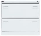 Bisley Light Light Hängeregistraturschrank doppelbahnig DIN A4 2 HR-Schubladen B 800 mm