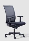 Bisley Bürodrehstuhl ZED netzbespannte Rückenlehne schwarz H1020 mm