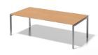Bisley Cito Chefarbeitsplatz Konferenztisch 740 mm höhenfixes U-Gestell H 19 x B 2400