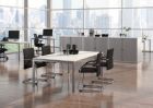 Bisley Cito Schreibtisch B 1600 x T 800 mm 650 - 850 mm höheneinstellbares U-Gestell