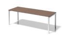 Bisley Cito Schreibtisch 650 - 850 mm höheneinstellbares B 2200 x T 800 mm Nußbaum