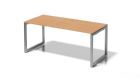 Bisley Cito Schreibtisch 740 mm höhenfixes O-Gestell H19 x B1800 x T800 mm Buche