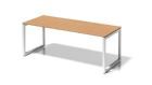 Bisley Cito Schreibtisch 740 mm höhenfixes O-Gestell B 2000 x T 800 mm Dekor Buche
