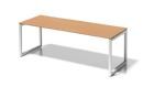 Bisley Cito Schreibtisch O-Gestell H 740 x B 2200 x T 800 mm Dekor Buche