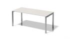 Bisley Cito Schreibtisch höhenfixes U-Gestell B 1800 x T 800 mm Dekor grauweiß