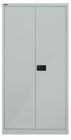 Bisley Flügeltürenschrank Universal 3 Fachböden 4 OH Farbe silber