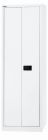Bisley Flügeltürenschrank Universal 4 Fachböden weiß H 1950 x B 600 x T 400 mm