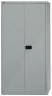 Bisley Flügeltürenschrank Universal Garderobeneinsatz in silber H1950 x B600 x T400 mm