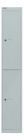 Bisley Garderobenschrank Office 1 Abteil 2 Fächer T 457 mm Farbe lichtgrau