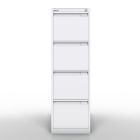 Bisley Hängeregistraturschrank DIN A4 4 HR-Schubladen H 1321 x B 413 x T 622 mm