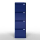 Bisley Hängeregistraturschrank DIN A4 4 HR-Schubladen Farbe oxfordblau H1321 x B413 mm