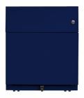Bisley Rollcontainer Note mit Griffleiste H 495 x B 420 x T 565 mm oxfordblau