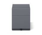 Bisley Rollcontainer Note mit Griffleiste H495 x B420 x T775 mm anthrazitgrau

