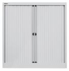 Bisley Rollladenschrank EuroTambour 2 Fachböden B 1000 mm lichtgrau