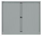Bisley Rollladenschrank EuroTambour 2 Fachböden B 1200 mm silber