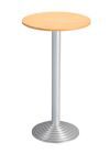 Bisley tehtisch rund 1 Platte Stahlsäule D 80 mm Aluminium-Gussfuß D 450 mm