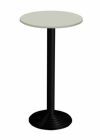 Bisley Stehtisch rund 1 Platte Stahlsäule D 80 mm H 740 x D 600 mm Aluminium-Gussfuß D